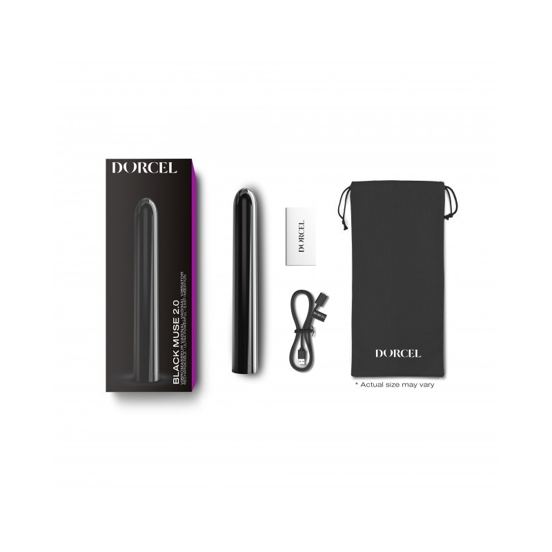 Vibromasseur Dorcel Black Muse 2.0 19 cm Noir
