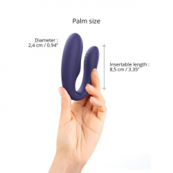 MATCH UP Midnight Indigo Jouet pour couple télécommandé Bleu