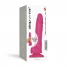 Sliding Skin Dildo réaliste Fuchsia