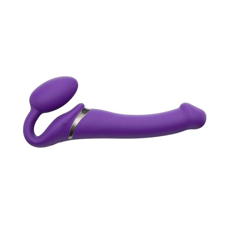 Strap-on Vibrant Télécommandé 3 Moteurs Violet