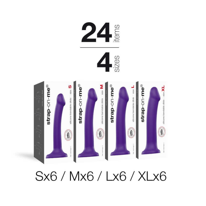 Dildo Double Densité semi realiste Violet