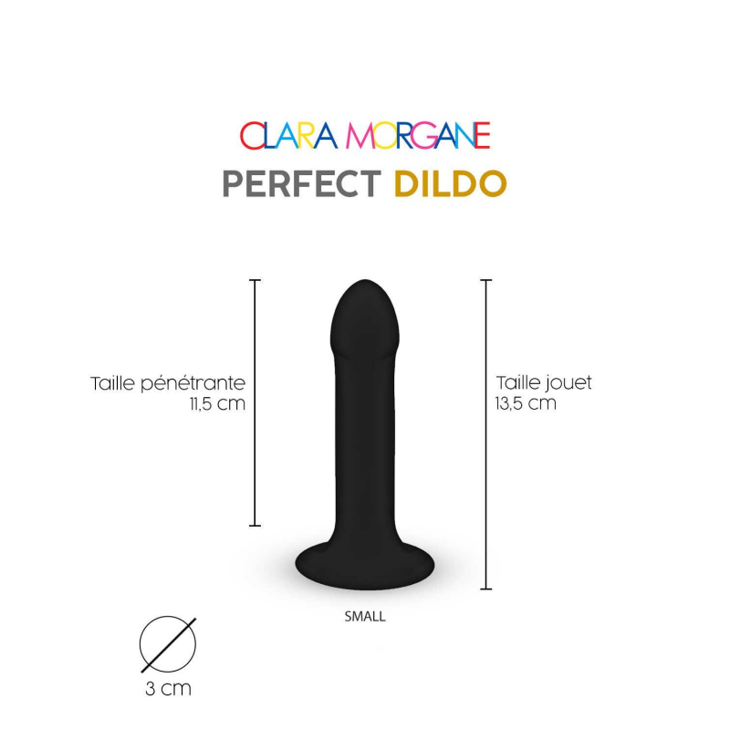 Perfect Dildo Small Noir