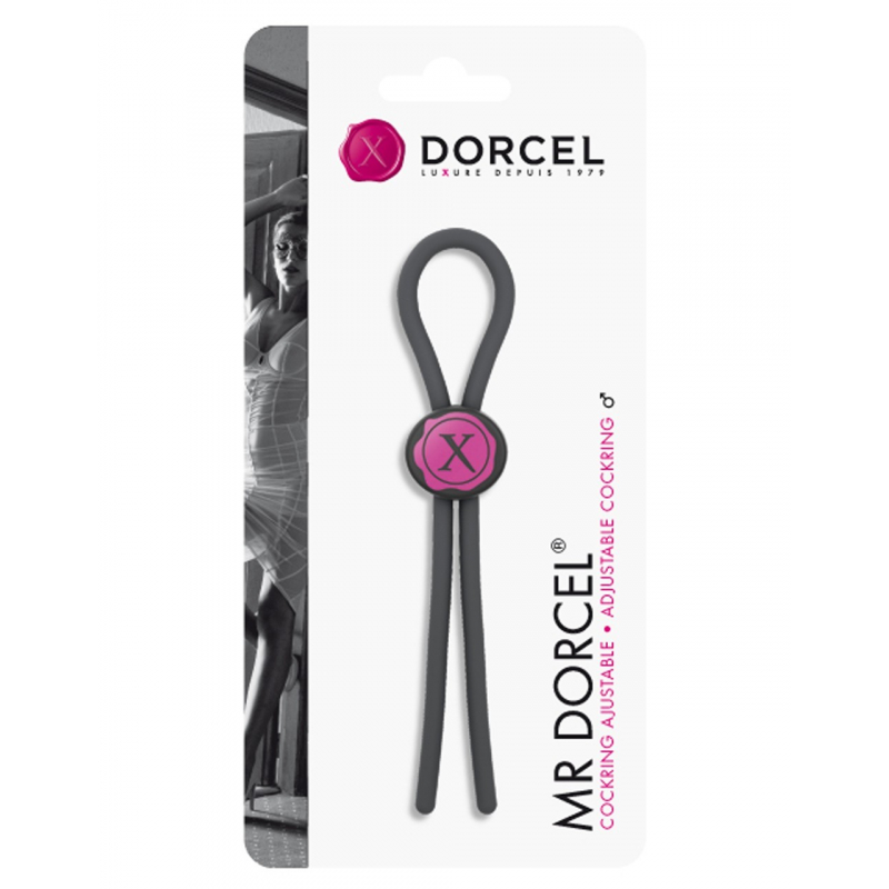 Cockring Lasso Ajustable Noir