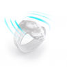 Cockring G-Lover L2L Blanc Transparent