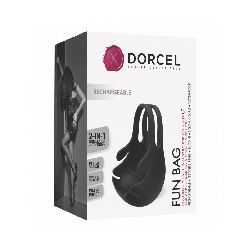 Cockring Fun Bag Dorcel Noir