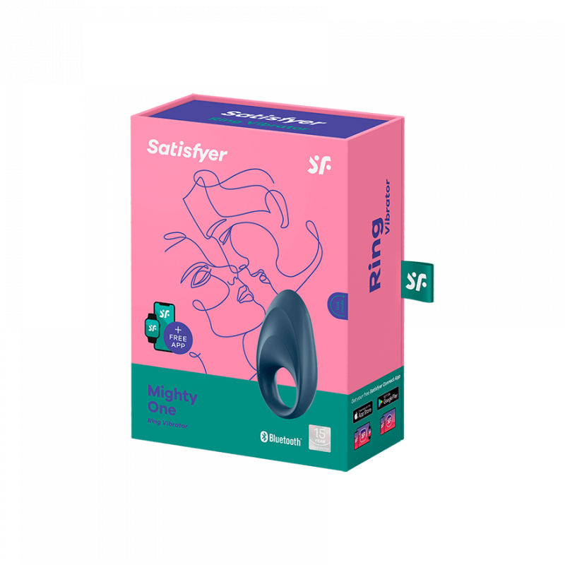Cockring connecté Satisfyer Mighty One Noir