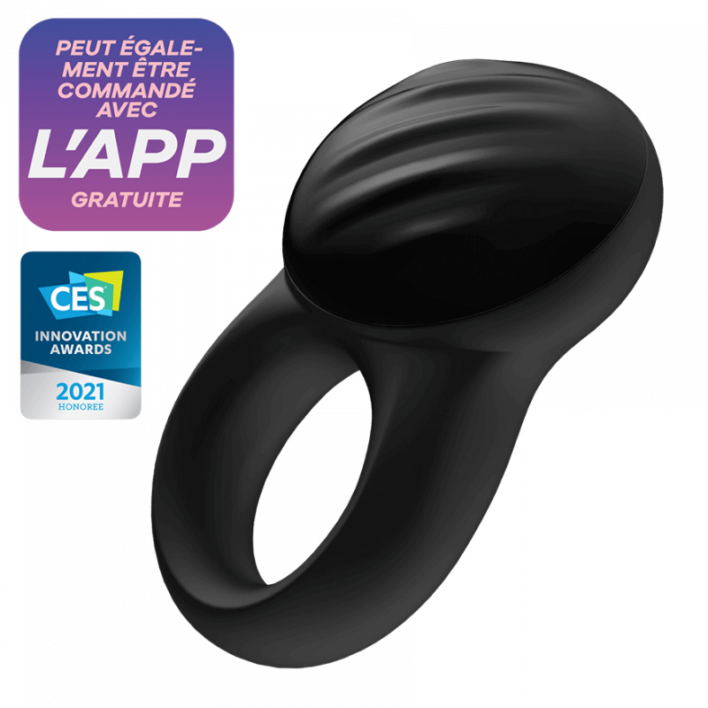 Cockring connecté Satisfyer Signet Ring Noir