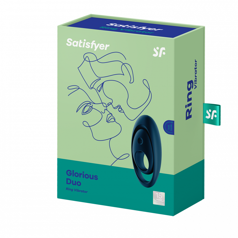 Cockring Satisfyer Glorious duo Noir