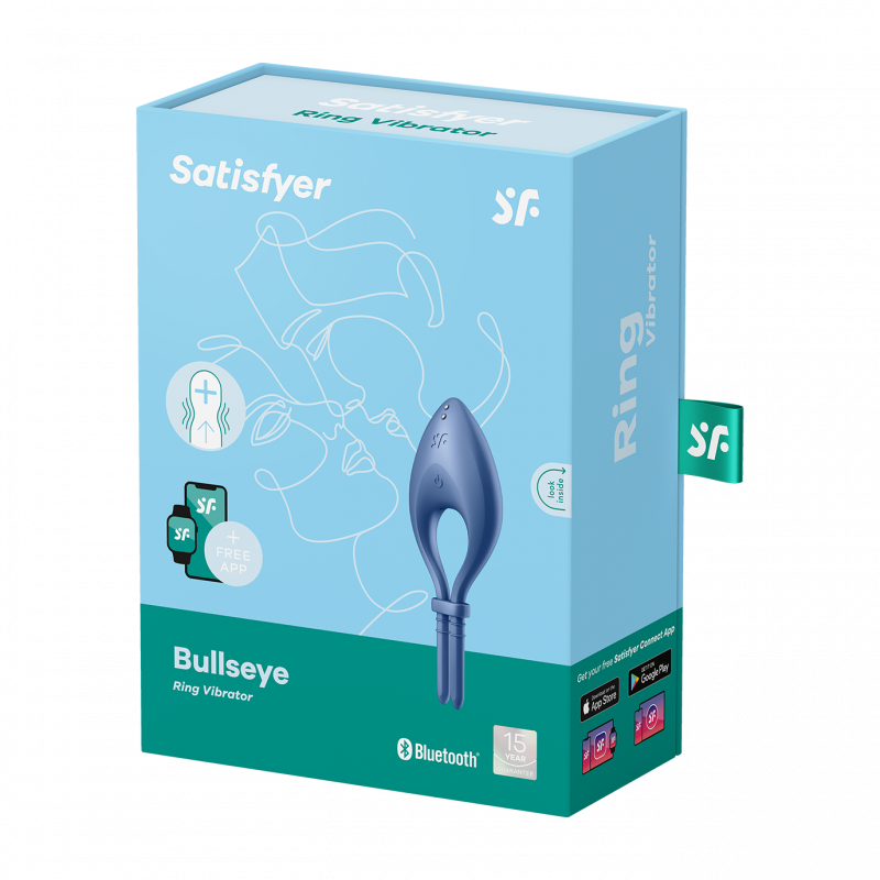 Cockring Satisfyer Bullseye Blue Bleu
