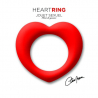 Heart ring Anneau a effet retardant Rouge