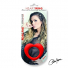 Heart ring Anneau a effet retardant Rouge