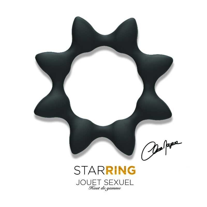 Star ring Anneau a effet retardant Noir