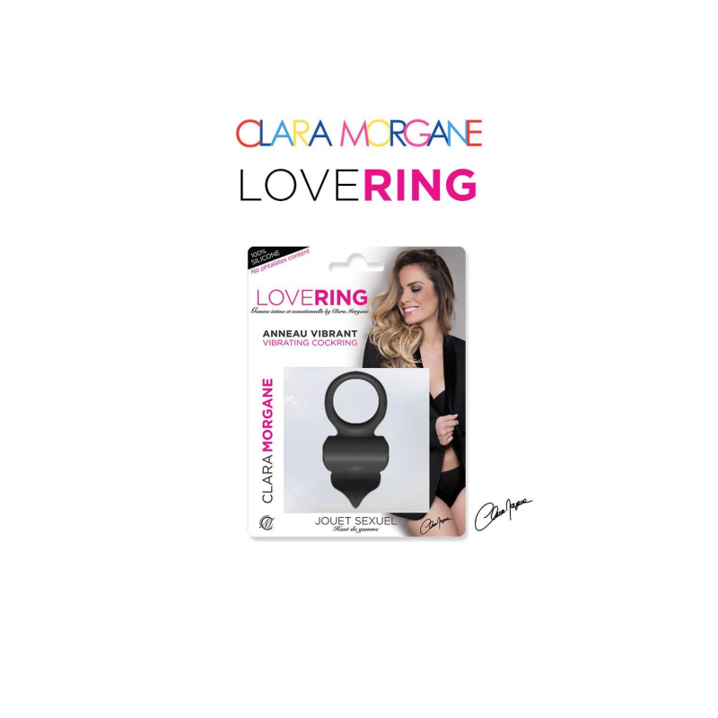 Love Ring cockring vibrant Noir