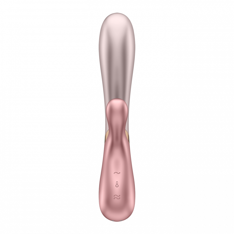 Vibromasseur rabbit chauffant Satisfyer Hot Lover pink Rose