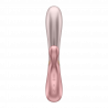 Vibromasseur rabbit chauffant Satisfyer Hot Lover pink Rose