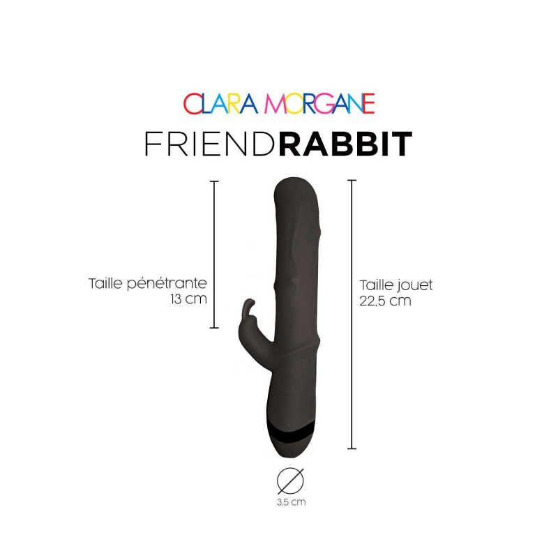 Friend rabbit Noir
