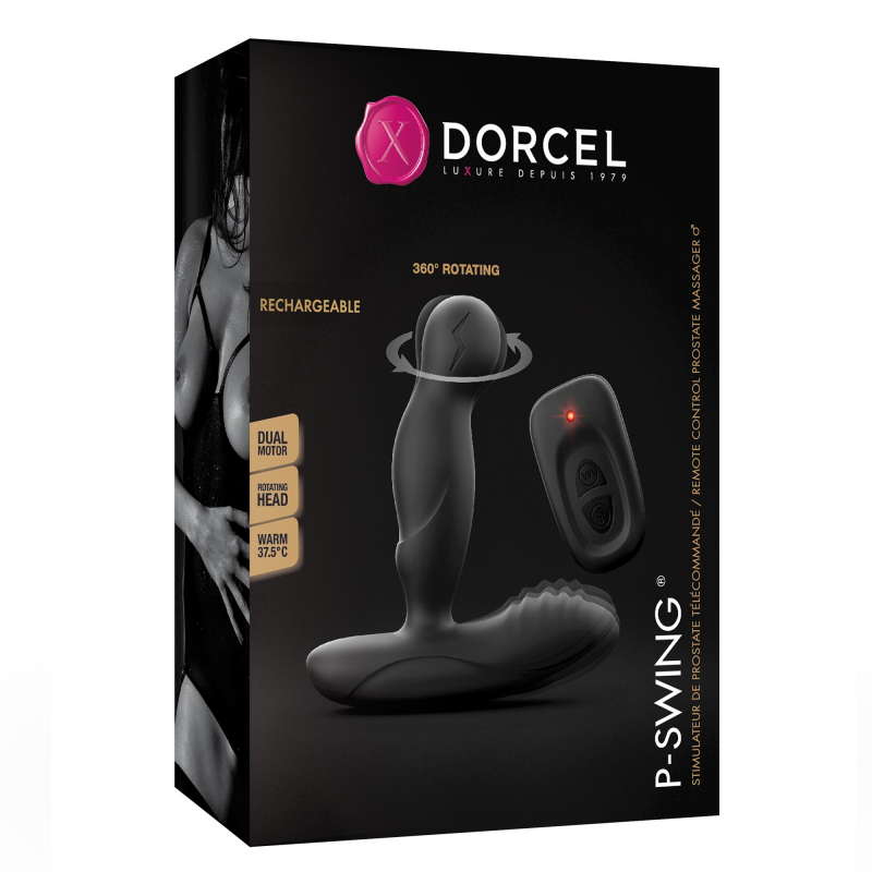 Stimulateur de prostate Dorcel P-Swing Noir Parfum Nature