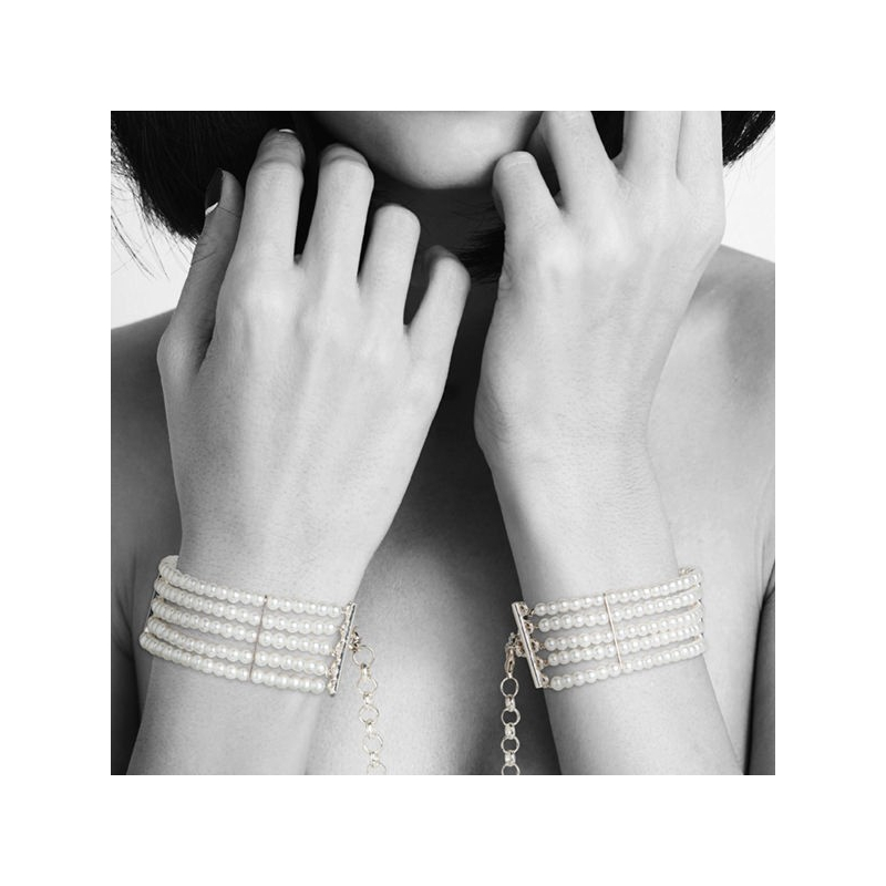 Plaisir Nacre Menottes Bracelets Blanc