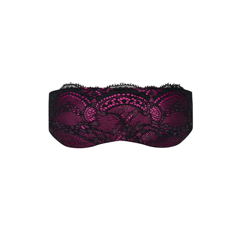 Roseberry Masque Noir et Fuchsia