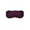 Roseberry Masque Noir et Fuchsia