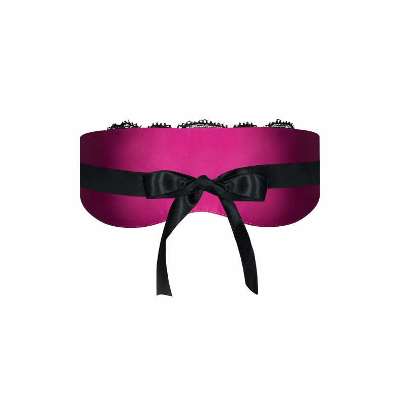 Roseberry Masque Noir et Fuchsia