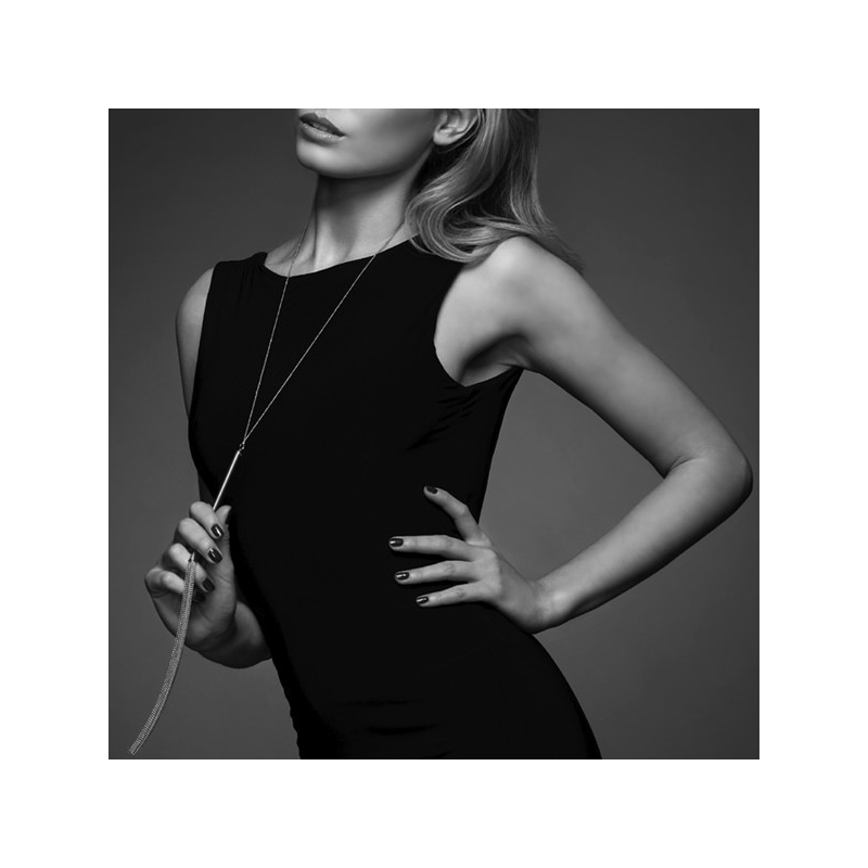 Magnifique Collier Fouet Argent