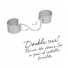 Desir Métallique Menottes Bracelets Argent