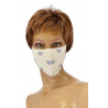 Masque en coton Passion Divers coloris Blanc