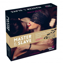 Kit BDSM Master and Slave Premium Beige Noir