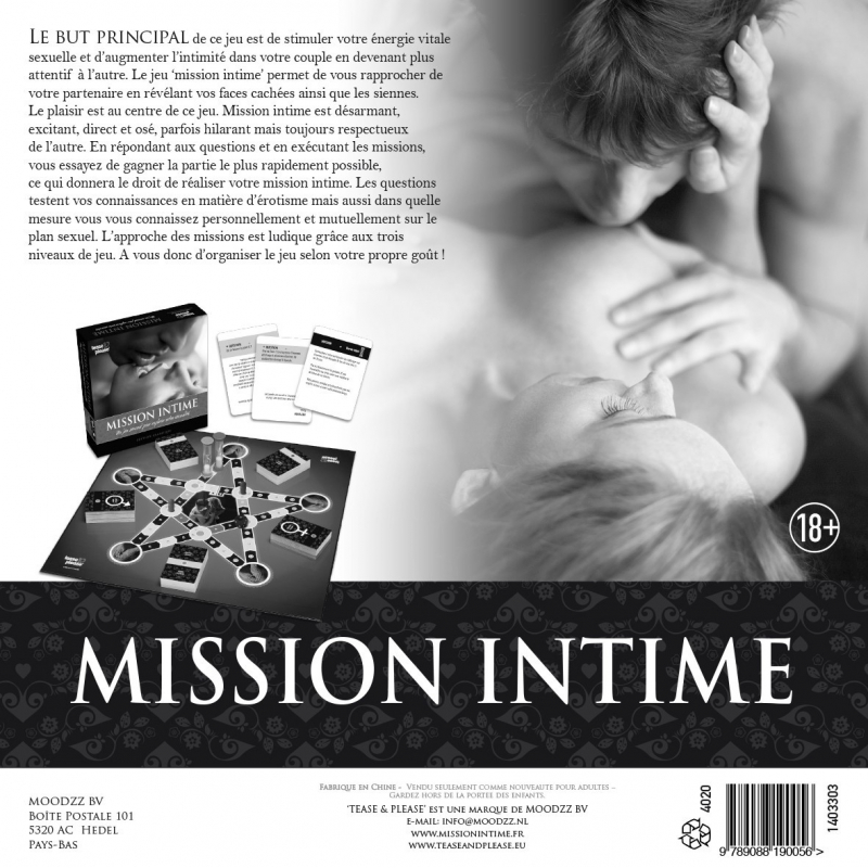 Jeu Mission Intime Classic Noir