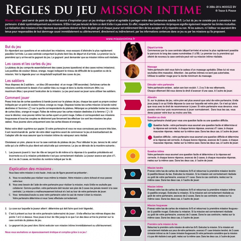 Jeu Mission Intime Classic Noir