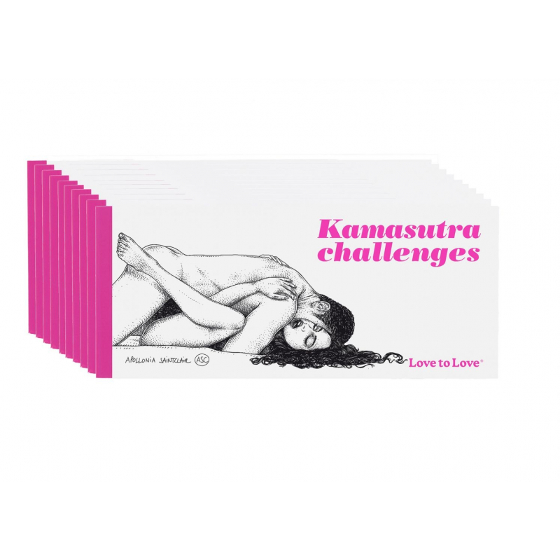 Chequier Kamasutra challenges par Apollonia Saintclair Rose
