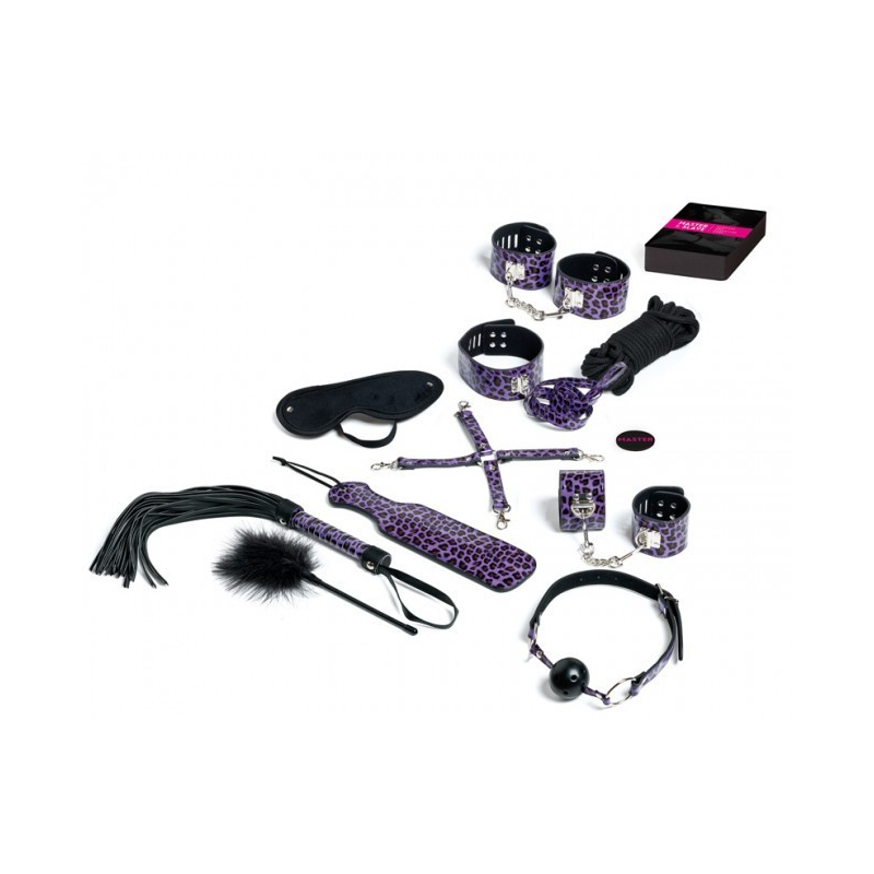 Kit BDSM Master and Slave Premium Violet Noir