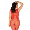 N112 Bodystocking Rouge