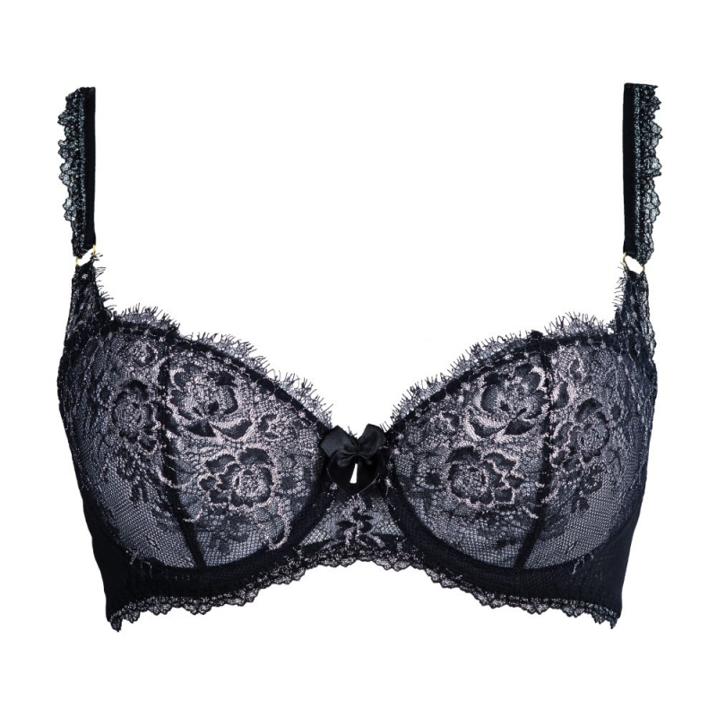 Rhone Soutien-gorge V-6231 Noir