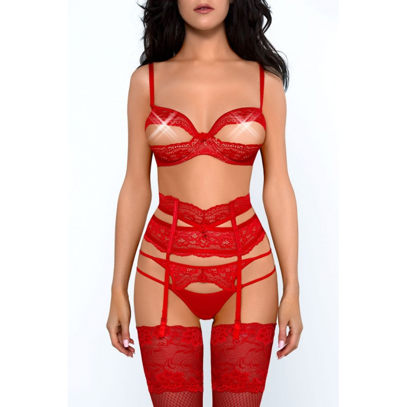 Intense Soutien-gorge V-6721 Rouge