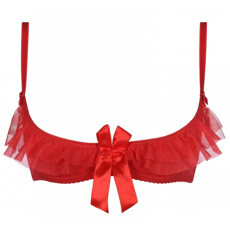 Gloria Demi Soutien-gorge V-7241 Rouge