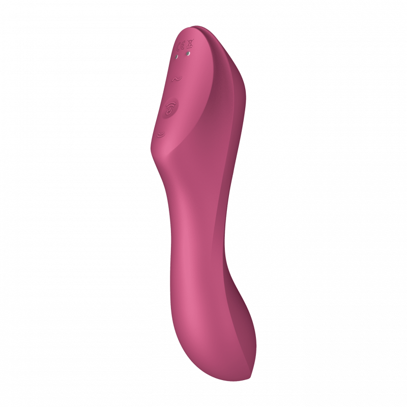 Stimulateur et Vibromasseur Satisfyer Curvy Trinity 3 Rouge