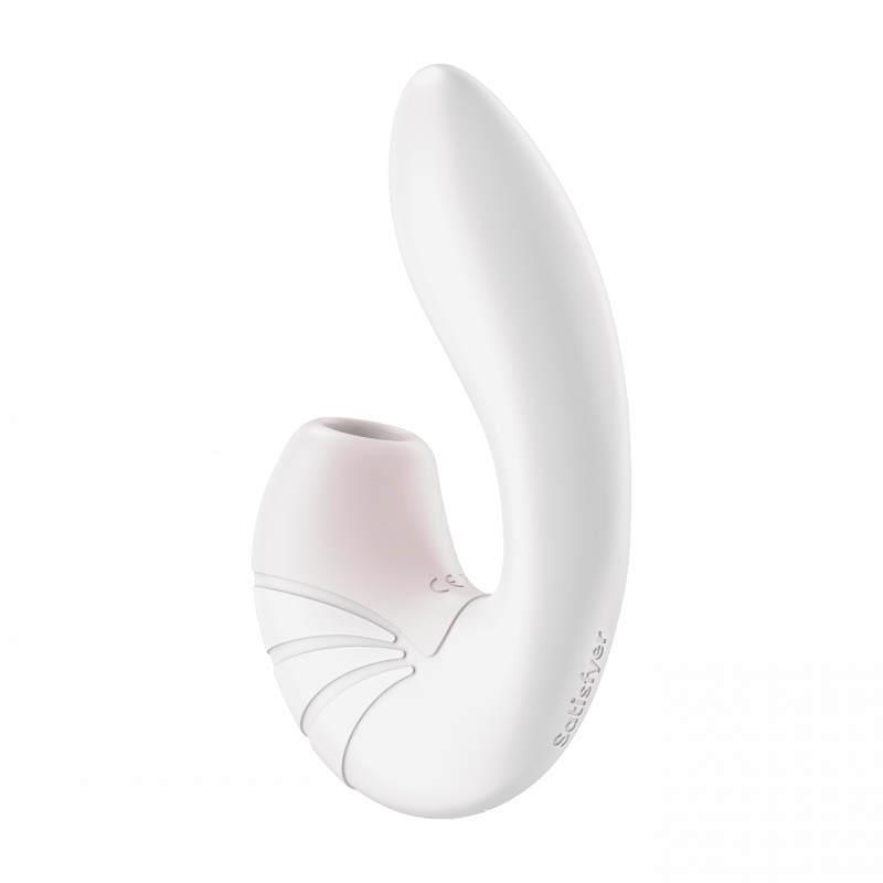 Stimulateur clitoridien et Vibromasseur point G Satisfyer Supernova Blanc