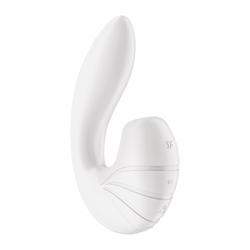 Stimulateur clitoridien et Vibromasseur point G Satisfyer Supernova Blanc