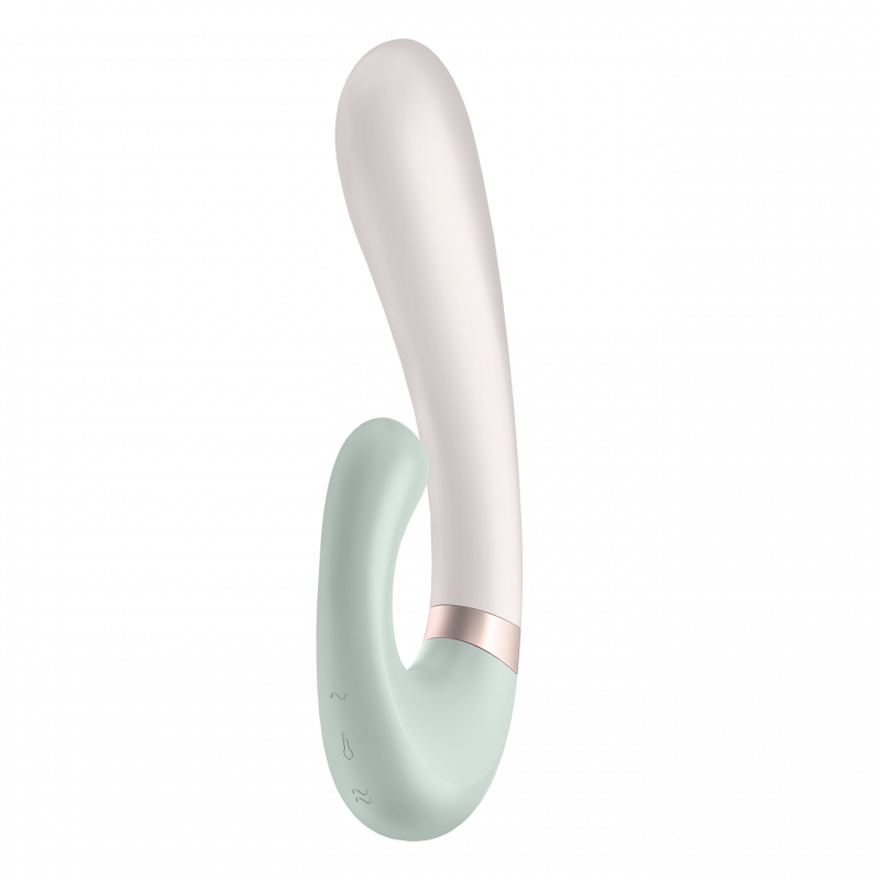 Stimulateur clitoridien et Vibromasseur point G Satisfyer Heat Wave Connect App Vert clair Vert-clair