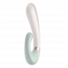 Stimulateur clitoridien et Vibromasseur point G Satisfyer Heat Wave Connect App Vert clair Vert-clair