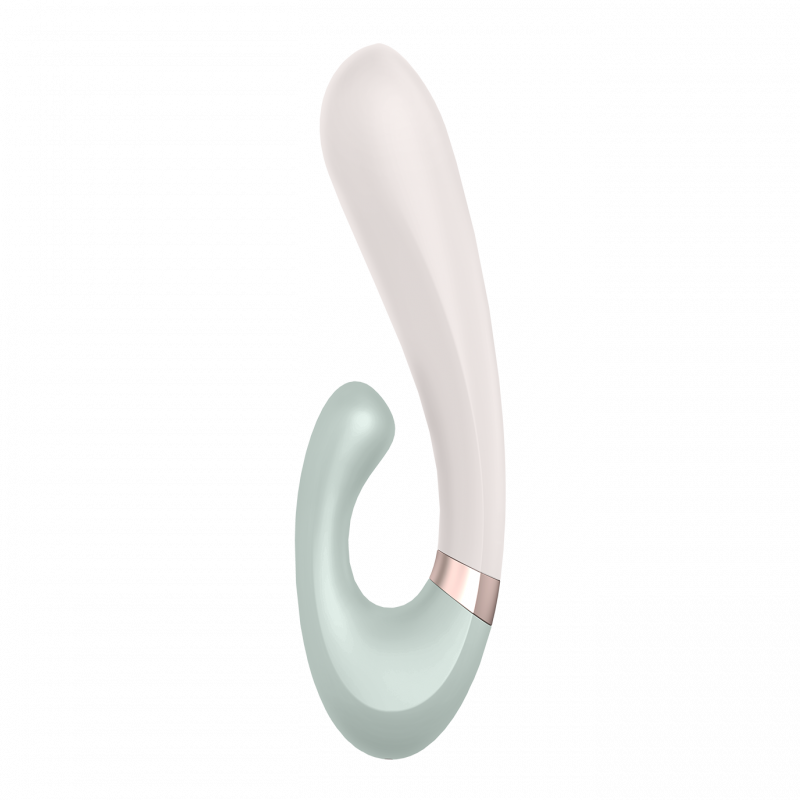 Stimulateur clitoridien et Vibromasseur point G Satisfyer Heat Wave Connect App Vert clair Vert-clair