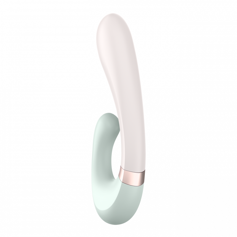 Stimulateur clitoridien et Vibromasseur point G Satisfyer Heat Wave Connect App Vert clair Vert-clair