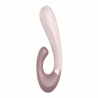 Stimulateur clitoridien et Vibromasseur point G Satisfyer Heat Wave Connect App Mauve