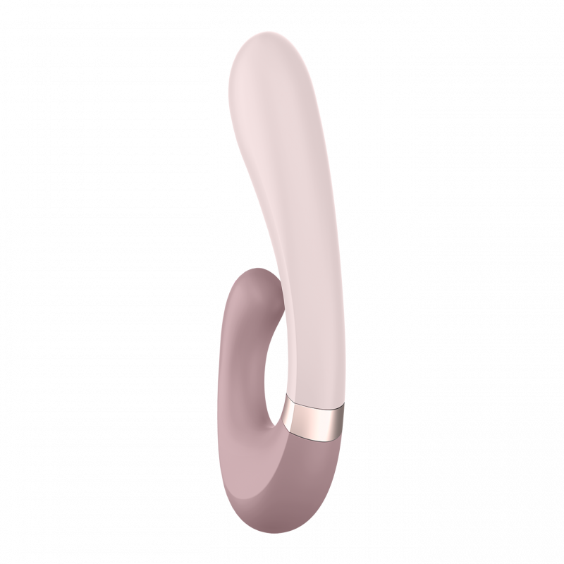 Stimulateur clitoridien et Vibromasseur point G Satisfyer Heat Wave Connect App Mauve