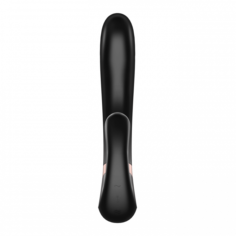 Stimulateur clitoridien et Vibromasseur point G Satisfyer Heat Wave Connect App Noir