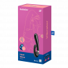 Stimulateur clitoridien et Vibromasseur point G Satisfyer Heat Wave Connect App Noir