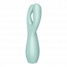 Stimulateur clitoridien et Vibromasseur point G Satisfyer Threesome 3 Vert clair Vert-clair
