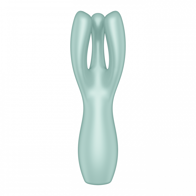 Stimulateur clitoridien et Vibromasseur point G Satisfyer Threesome 3 Vert clair Vert-clair